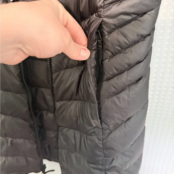 Patagonia Parka Womens Black Insulated Zip Coat Lightweight Parka Size XS - Picture 9 of 12